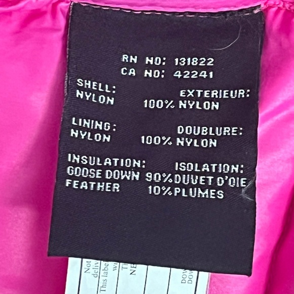 SAM. New York Girls Goose Down Puffer Packable Vest, EUC - Picture 11 of 16